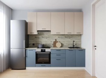 Кухонный гарнитур Фьюжн 2400 мм Sanvut в Советском - sovetskij.mebel-e96.ru