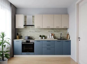 Кухонный гарнитур Фьюжн 2800 (Санвут) в Советском - sovetskij.mebel-e96.ru