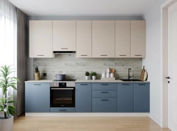 Кухонный гарнитур высокий Фьюжн 3000 мм (Санвут) в Советском - sovetskij.mebel-e96.ru