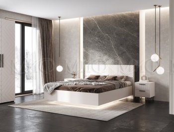 Кровать парящая с ПМ Флэш кашемир (Миф) в Советском - sovetskij.mebel-e96.ru