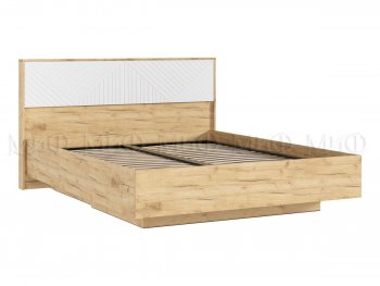 Кровать парящая Флэш крафт/белый (Миф) в Советском - sovetskij.mebel-e96.ru