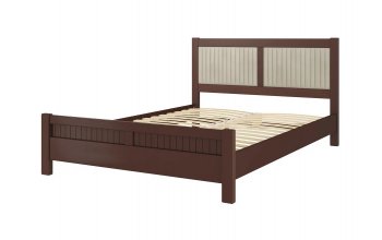 Кровать из массива Фрида Орех (БМ) в Советском - sovetskij.mebel-e96.ru