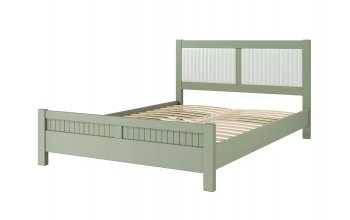 Кровать из массива Фрида Зеленый самшит (БМ) в Советском - sovetskij.mebel-e96.ru