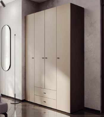 Шкаф 1350 мм двухств. комб. Гиза (МИ) в Советском - sovetskij.mebel-e96.ru