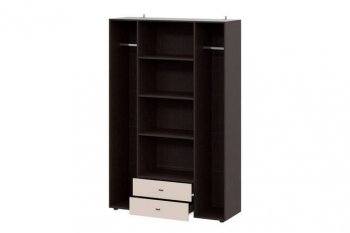 Шкаф 1350 мм двухств. комб. Гиза (МИ) в Советском - sovetskij.mebel-e96.ru