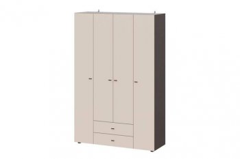 Шкаф 1350 мм двухств. комб. Гиза (МИ) в Советском - sovetskij.mebel-e96.ru