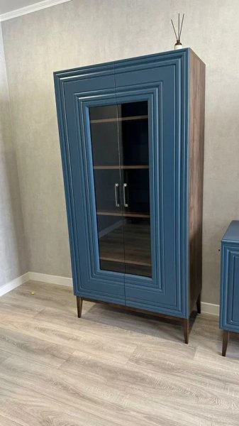 Стенка Гориция Зеленый сапфировый (БМ) в Советском - sovetskij.mebel-e96.ru