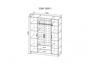 Стенка Софи (модульная) (ДСВ) в Советском - sovetskij.mebel-e96.ru