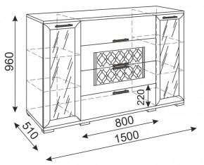 Стенка Тиффани (М 05-05-09-11-12-13-14) (Риннер) в Советском - sovetskij.mebel-e96.ru