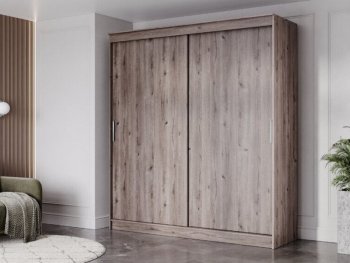 Шкаф-купе 2000 мм Гранд-1 ЛДСП, дуб горный (Эра) в Советском - sovetskij.mebel-e96.ru