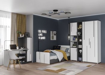 Кровать 900 мм Грей (МЛК) в Советском - sovetskij.mebel-e96.ru