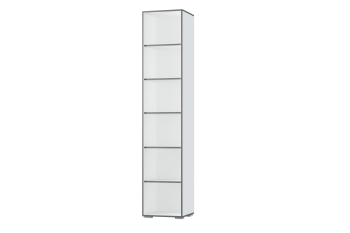 Шкаф 1 дв. Грей (УНИ) (МЛК) в Советском - sovetskij.mebel-e96.ru