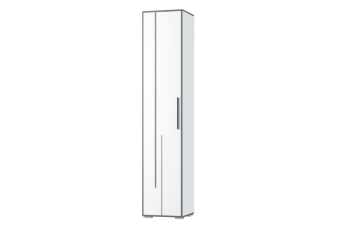 Шкаф 1 дв. Грей (УНИ) (МЛК) в Советском - sovetskij.mebel-e96.ru