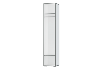 Шкаф 1 дв. Грей (УНИ) (МЛК) в Советском - sovetskij.mebel-e96.ru