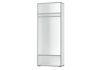 Шкаф 2 дв. Грей (УНИ) (МЛК) в Советском - sovetskij.mebel-e96.ru