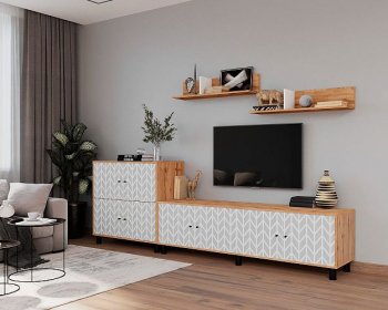 Стенка HYGGE комп.3 зигзаги (Мама) в Советском - sovetskij.mebel-e96.ru