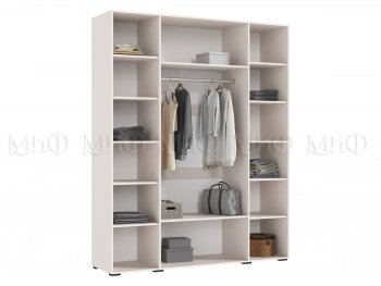 Шкаф 1800 мм Ирис с антресолью кашемир (Миф) в Советском - sovetskij.mebel-e96.ru