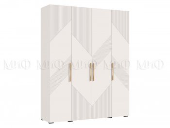Шкаф 1800 мм Ирис с антресолью кашемир (Миф) в Советском - sovetskij.mebel-e96.ru