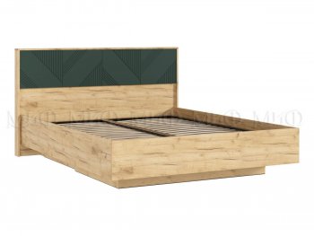 Кровать парящая с ПМ Ирис грин/дуб крафт (Миф) в Советском - sovetskij.mebel-e96.ru
