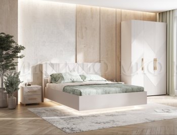 Спальный гарнитур Ирис кашемир, модульный (Миф) в Советском - sovetskij.mebel-e96.ru
