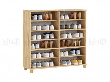 Обувница Ирис крафт/белый (Миф) в Советском - sovetskij.mebel-e96.ru