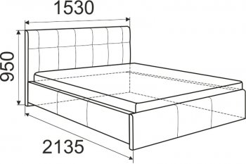 Кровать Изабелла с латами Newtone cacao (ИжМ) в Советском - sovetskij.mebel-e96.ru