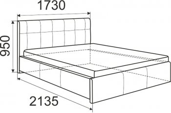 Кровать Изабелла с латами Newtone cacao (ИжМ) в Советском - sovetskij.mebel-e96.ru