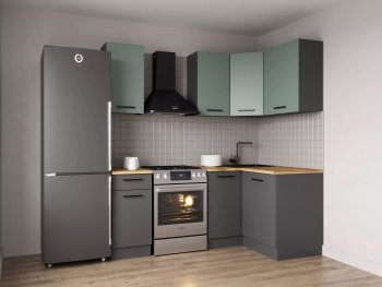 Кухонный гарнитур угловой Изумруд 2000х1200 в Советском - sovetskij.mebel-e96.ru
