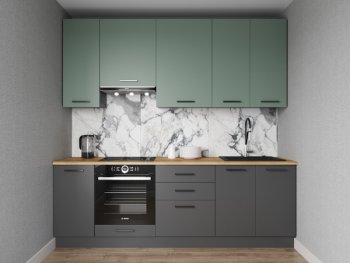 Кухонный гарнитур Изумруд 2400 мм Sanvut в Советском - sovetskij.mebel-e96.ru