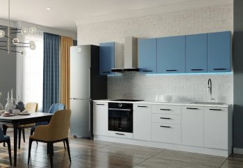 Кухонный гарнитур Капри ЛДСП/МДФ 2800 мм Sanvut в Советском - sovetskij.mebel-e96.ru