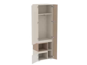 Шкаф для одежды узкий Каспер  (СБК) в Советском - sovetskij.mebel-e96.ru