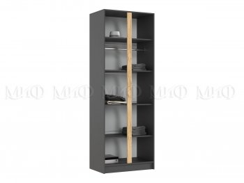 Шкаф 800 мм 2-х ств. Келвин графит  (Миф) в Советском - sovetskij.mebel-e96.ru