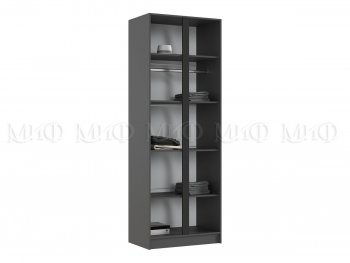 Шкаф 800 мм 2-х ств. Келвин графит  (Миф) в Советском - sovetskij.mebel-e96.ru