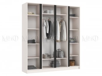 Шкаф 2000 мм 4-х ств. Келвин кашемир (Миф) в Советском - sovetskij.mebel-e96.ru