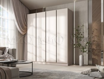 Шкаф 2000 мм 4-х ств. Келвин кашемир (Миф) в Советском - sovetskij.mebel-e96.ru