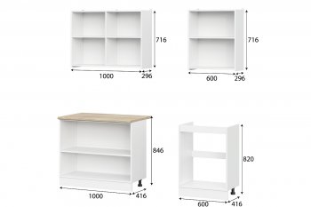 Кухонный гарнитур КГ-6 1600 мм (СВ) в Советском - sovetskij.mebel-e96.ru