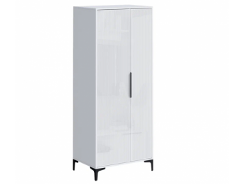 Шкаф 800 мм 2-створчатый Кимберли белый (Handis) в Советском - sovetskij.mebel-e96.ru