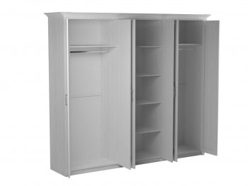 Шкаф 2700 мм 6-дверный Клер (СБК) в Советском - sovetskij.mebel-e96.ru