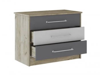 Комод Колибри Лофт серый (Текс) в Советском - sovetskij.mebel-e96.ru
