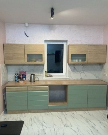 Кухонный гарнитур 3000 мм Кремона фисташка (Росток) в Советском - sovetskij.mebel-e96.ru