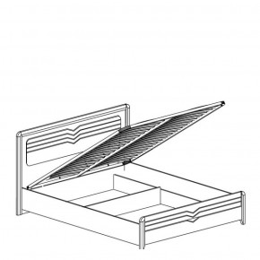 Кровать 1600 с подъемным механизмом Фьорд 156 (Яна) в Советском - sovetskij.mebel-e96.ru