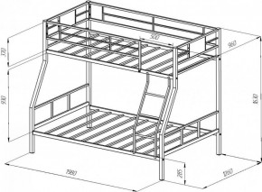 Кровать 2-х ярусная Гранада-1 в Советском - sovetskij.mebel-e96.ru