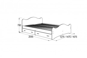 Кровать-7 двойная с 2-мя ящиками (1200*2000) в Советском - sovetskij.mebel-e96.ru