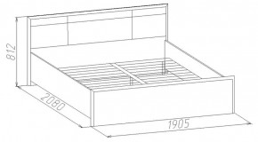 Кровать Амели с ортопедическим основанием 1400*2000 в Советском - sovetskij.mebel-e96.ru