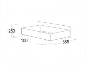 Кровать двойная Ольга 1Н + 2-а ящика (1200*2000) в Советском - sovetskij.mebel-e96.ru