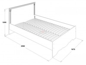 Кровать двойная Ольга 1Н + 2-а ящика (1600*2000) в Советском - sovetskij.mebel-e96.ru