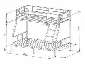 Кровать двухъярусная Гранада-1 140 Слоновая кость в Советском - sovetskij.mebel-e96.ru