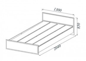 Кровать Классика 1200 в Советском - sovetskij.mebel-e96.ru