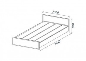 Кровать Классика 1400 в Советском - sovetskij.mebel-e96.ru