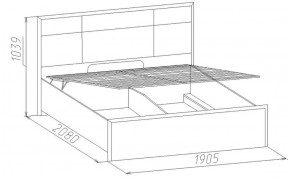 Кровать Люкс Амели с подъемным механизмом 1400*2000 в Советском - sovetskij.mebel-e96.ru